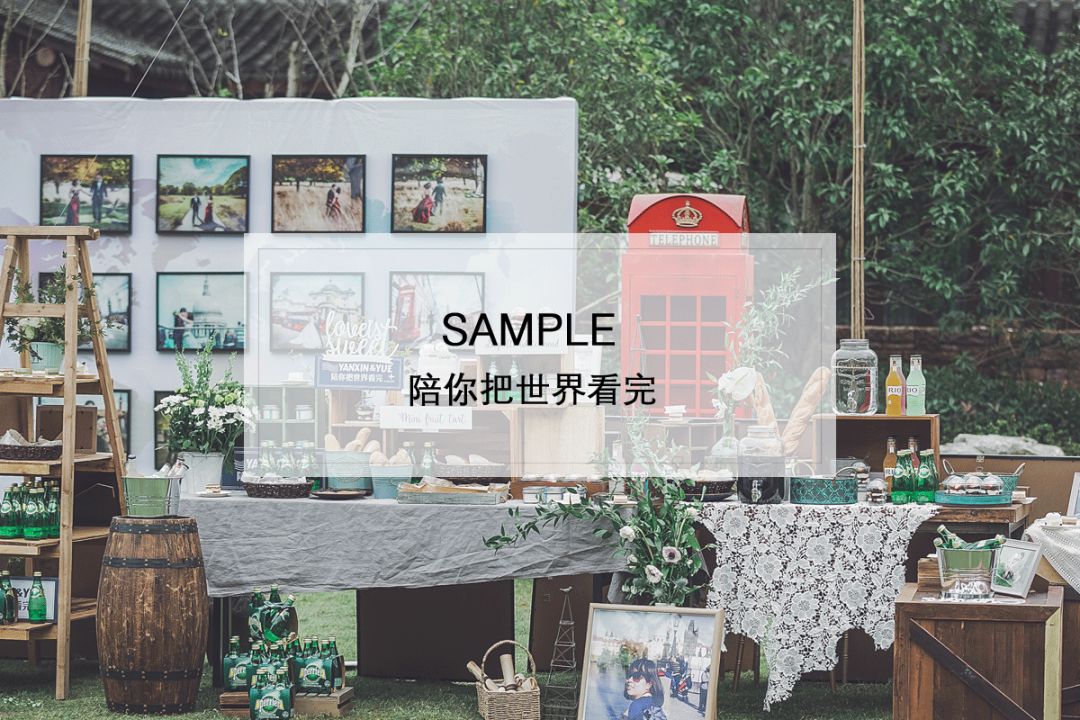 婚礼场布 | 草坪婚礼，柔和灰调下的绿