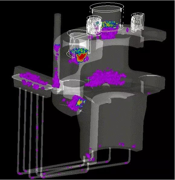 球铁无冒口工艺的铁液成份、浇注温度、冷铁工艺、铸型强度、孕育处理、铁液过滤和铸件模数参数分析的图2