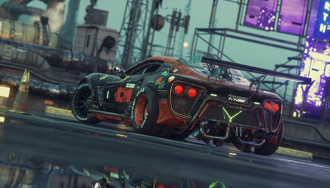 欣赏这质感无话可说超精细赛博朋克风赛车