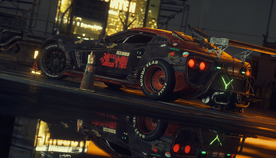 欣赏这质感无话可说超精细赛博朋克风赛车