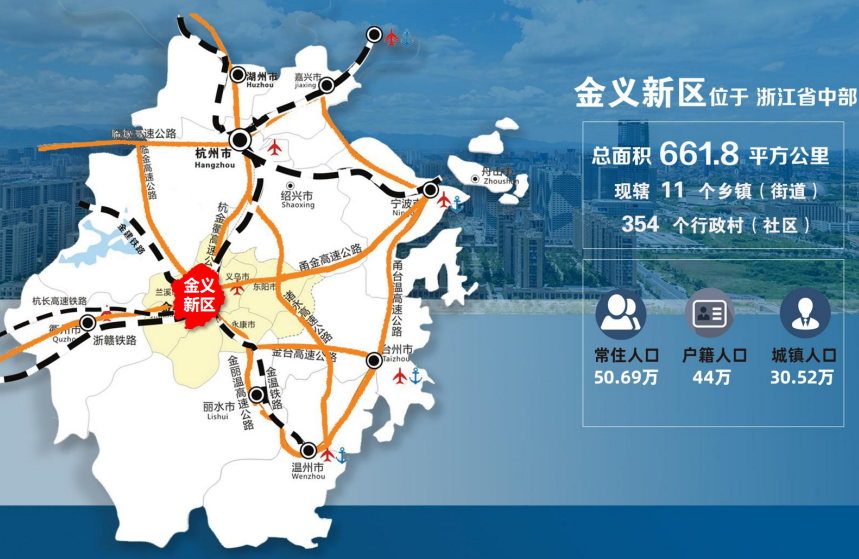一,金义新区概况张主任向李总介绍了金华市金义新区(金东区)环境和