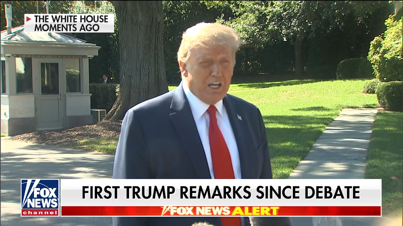 美国大选首场辩论结束，特朗普：我真的很喜欢昨晚和“瞌睡乔”的辩论，他太弱了