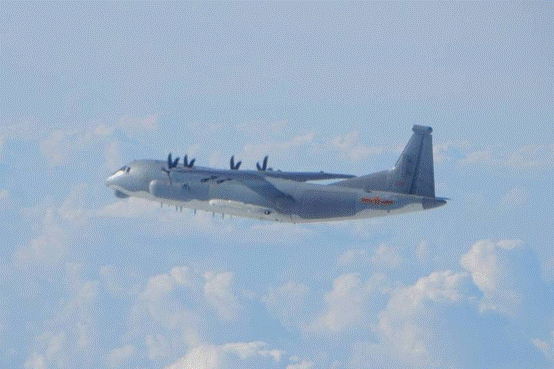 绿媒炒作：解放军军机今日进入台湾西南空域，“本月未中断”