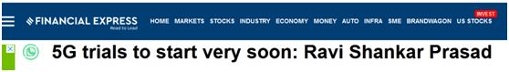 比着中国？印度通信部长：印度5G试验即将开始，要成为全球电子制造中心