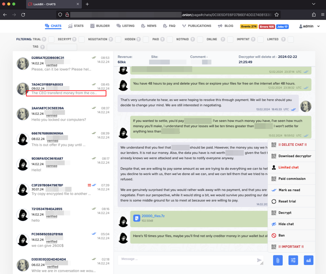 黑吃黑：全球头号勒索团伙 LockBit 被黑事件分析 - 信息安全知识库