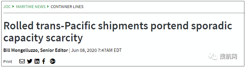 跨太平洋货运量激增，运价飙升，舱位或面临紧缺