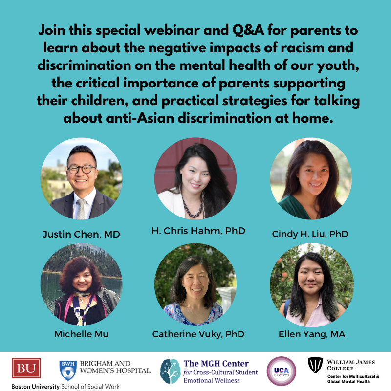 讲座信息 如何跟亚裔青少年沟通新冠疫情所带来的歧视 United Chinese Americans Illinois Chapter