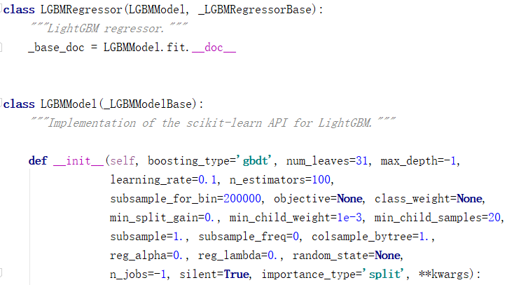 图：LightGBM回归模型调参