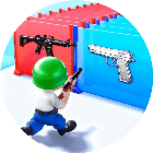 樱花跑酷枪战模拟小游戏