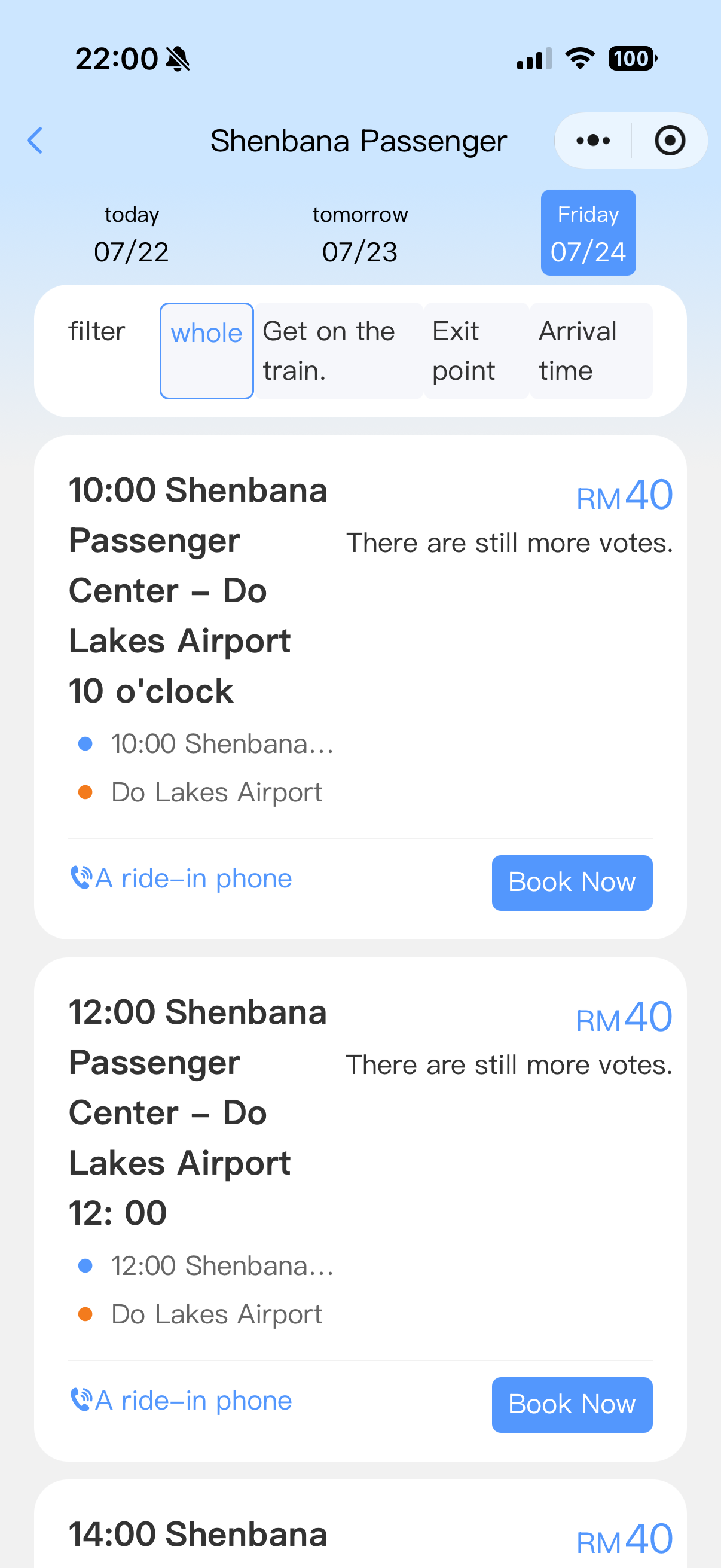 Weixin Mini Program case for Semporna hotel shuttle bus