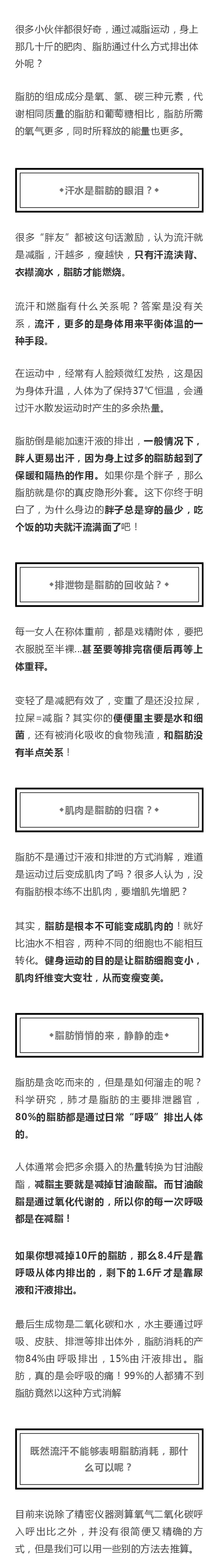 脂肪是如何排出体外的？不是排泄，不是流汗！