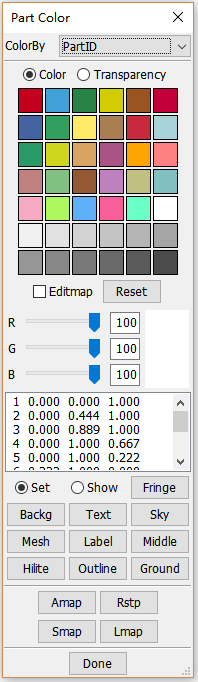 LS-Prepost中快捷键说明的图10