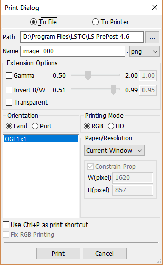 LS-Prepost中快捷键说明的图2