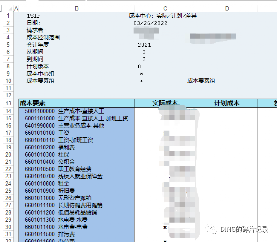 成本中心3611报表数据导出及格式调整 - 封面图