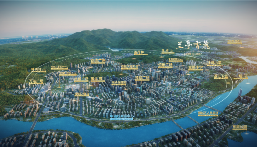 单价1.5万起，广州天河东兰亭香麓88㎡~111㎡