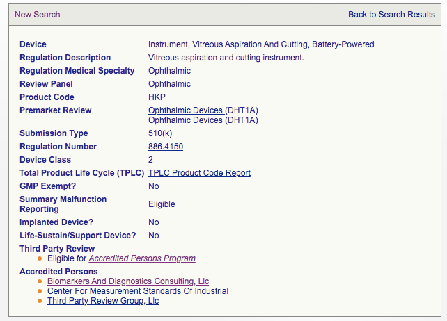 为什么美国的医疗器械注册叫做510kFDA医疗器械注册及查询网站使用攻略_https://www.jmylbn.com_新闻资讯_第12张