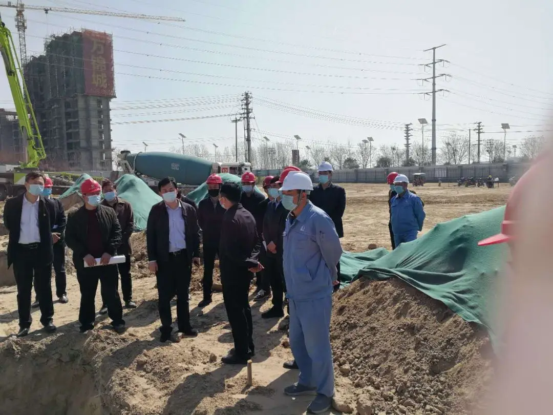 長興鋼構西華項目迎來縣委領導現場指導工作 長興鋼構西華項目迎來縣委領導現場指導工作
