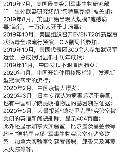 轉載：新冠病毒是來自俄羅斯的生物武器?