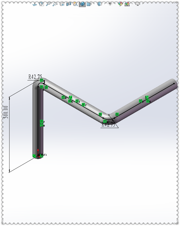 用SolidWorks做管路设计时，旋转配件的两种方法的图7