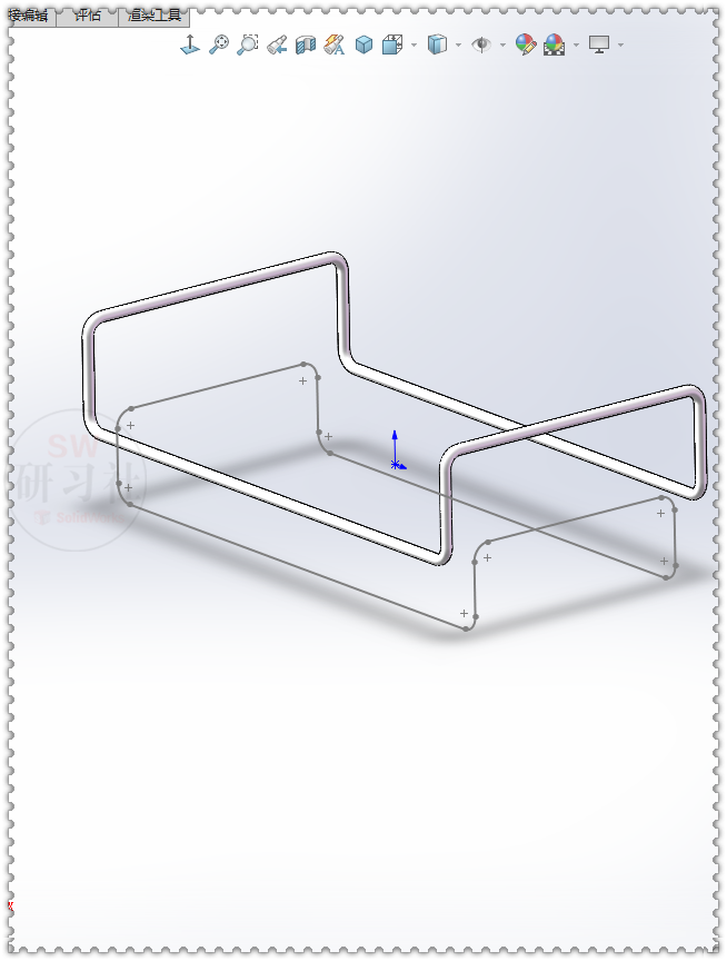 SolidWorks用两种方法画这个储物架的图13