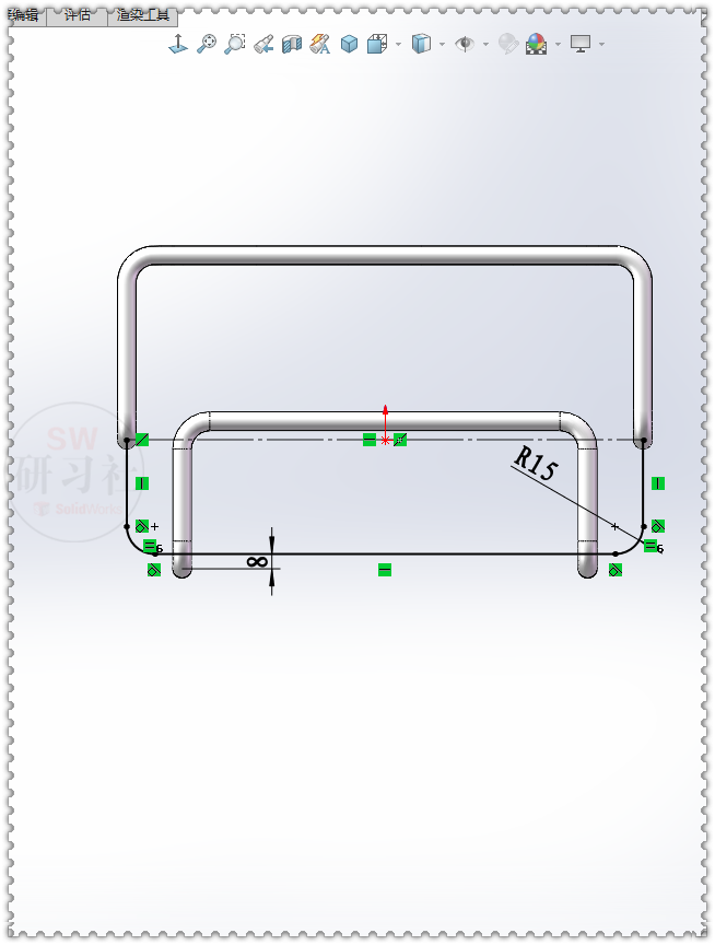 SolidWorks用两种方法画这个储物架的图15