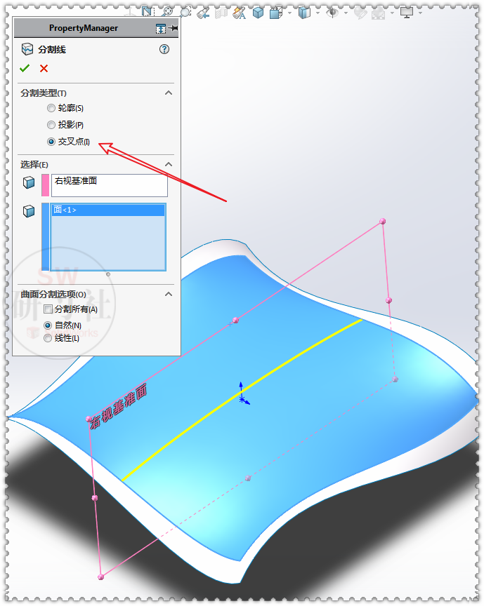 用SolidWorks曲面画一个靠垫的图14