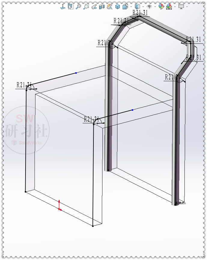 用SolidWorks管路组装一把螺纹钢管椅的图13