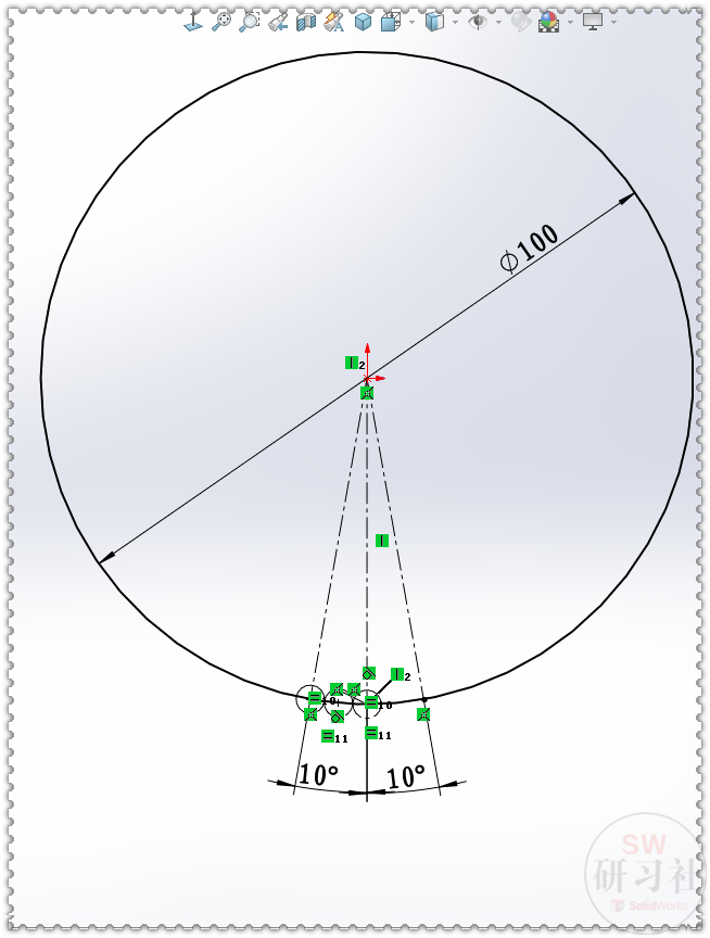 用SolidWorks画的多层散热管的图6