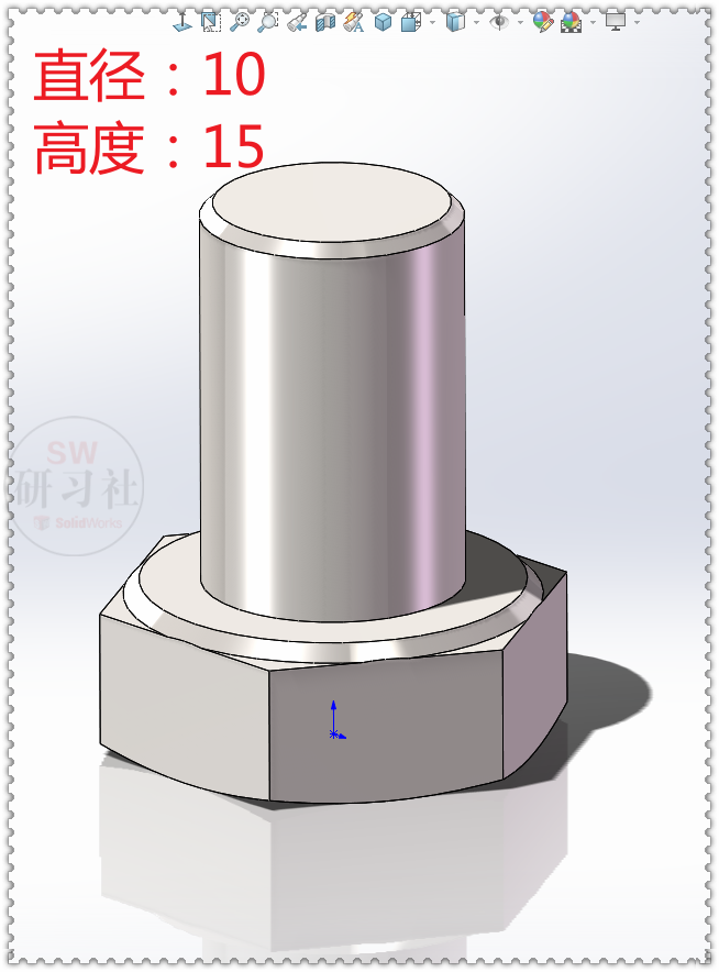 SolidWorks两种螺纹线收尾的简单画法的图4