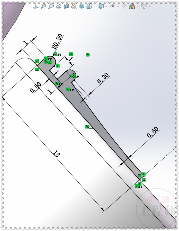 用SolidWorks重画鹦鹉luo音箱，这次用放样画的的图29