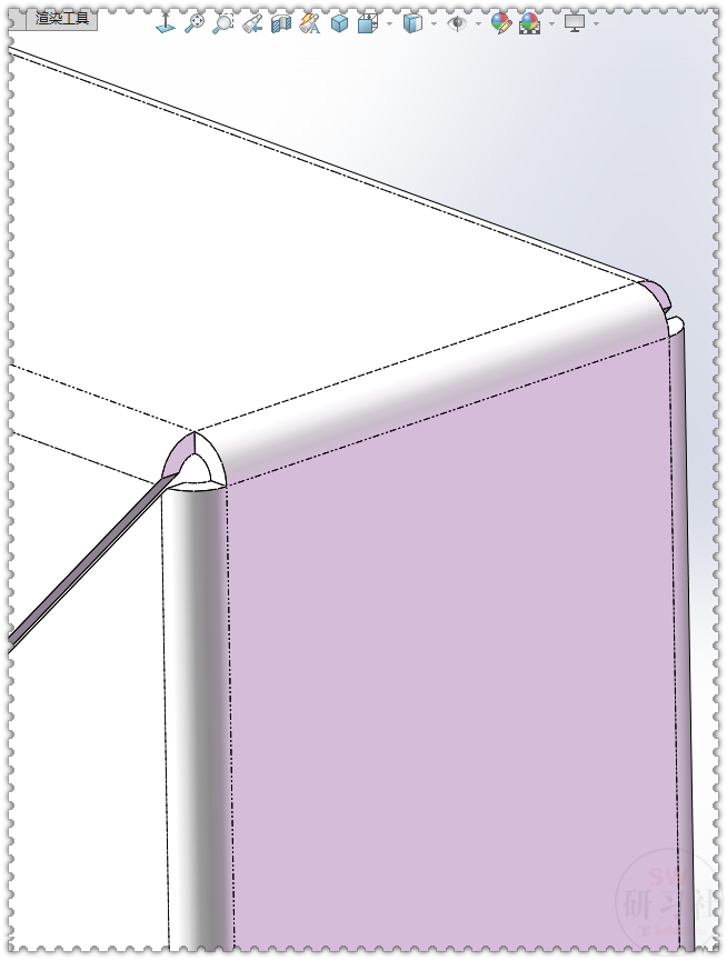 用SolidWorks把不同平面的方管展开的图17