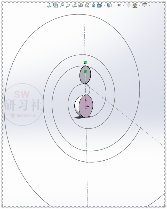 用SolidWorks重画鹦鹉luo音箱，这次用放样画的的图13