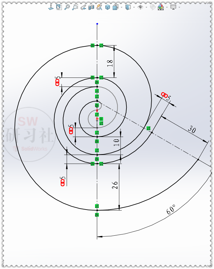 用SolidWorks重画鹦鹉luo音箱，这次用放样画的的图11