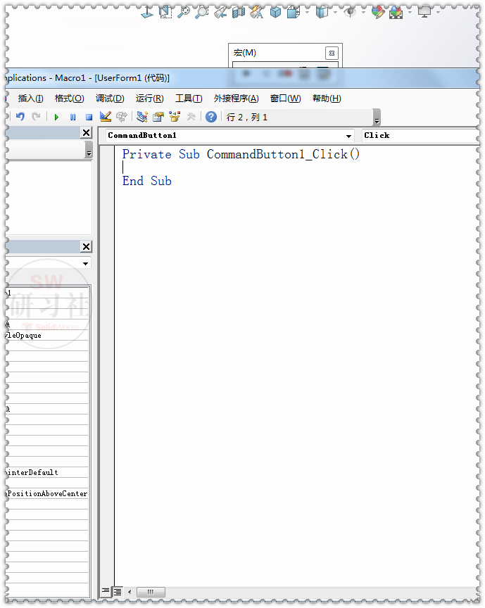 自建宏程序，可以在SolidWorks里输入参数的图14