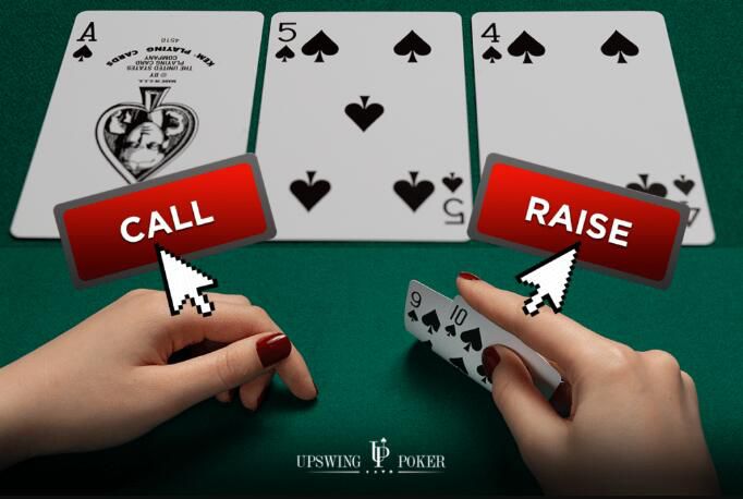 如何在单色翻牌面游戏强牌？check-raise还是慢玩？