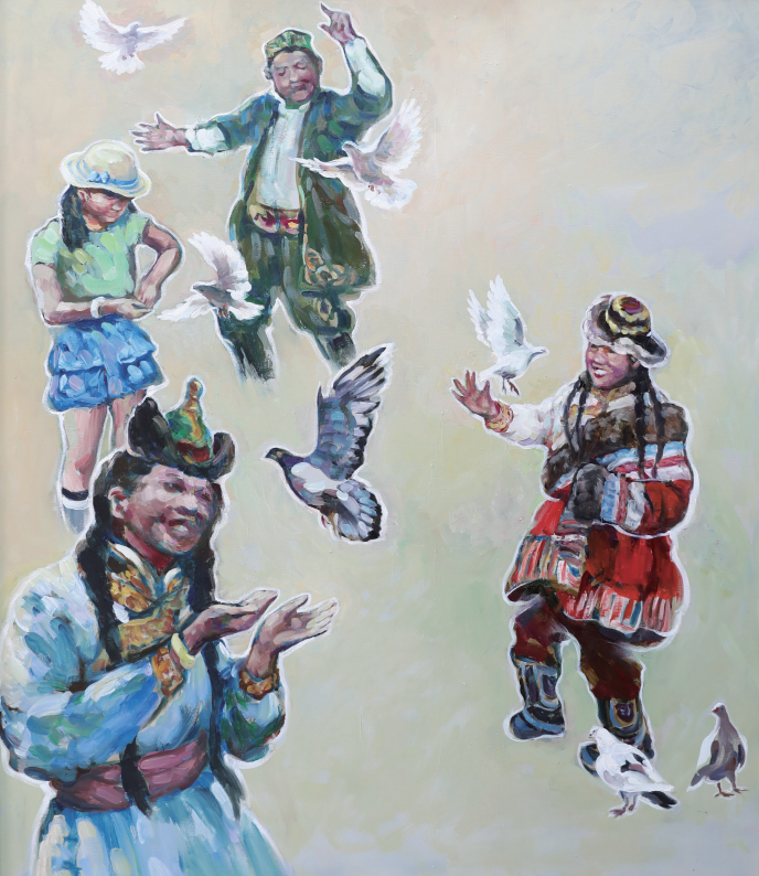 展讯丨走近天边——吉尔格楞&乌兰托嘎绘画作品联展 第17张