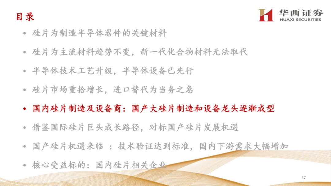 大硅片深度報告：半導材料第一藍海的圖36