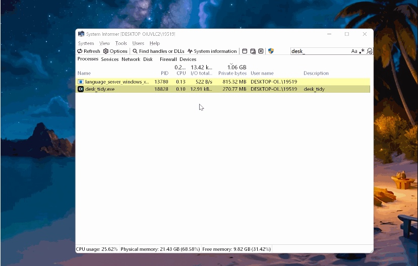 DeskTidy - 仅11MB的Windows桌面整理与快速启动神器 (高效美化)