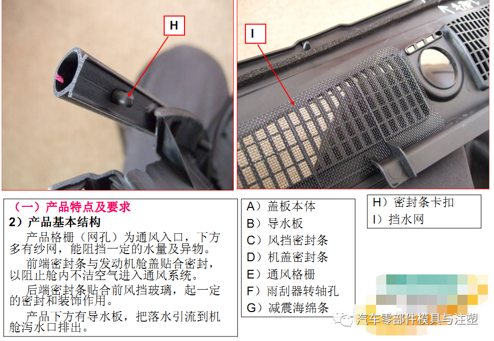 汽车通风器盖板产品与模具分析的图6