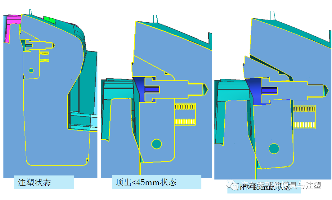 原创——汽车门槛条直顶+弹块结构剖析的图4