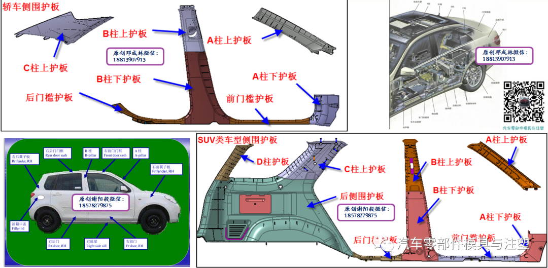 原创——汽车模安全带滑板前模斜顶结构的图4