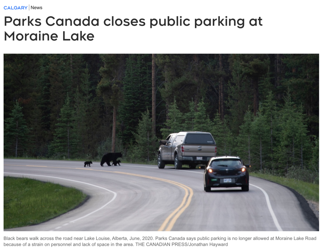 重磅：班芙国家公园通告！不能自驾了！停车场全关、需要跟团车
