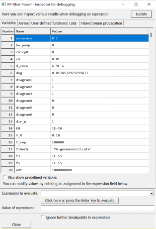 光纤激光器设计软件 | RP Fiber Power 的辅助功能的图7