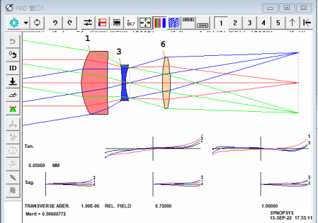 SYNOPSYS 光学设计软件课程二十：设计容易制造与加工的非球面的图6