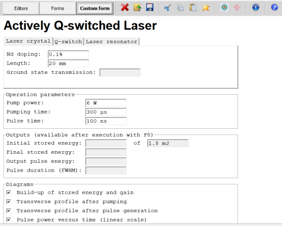 光纤激光器设计软件 | RP Fiber Power 的软件界面的图6