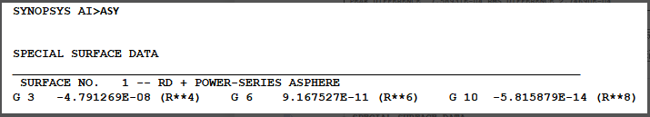 SYNOPSYS 光学设计软件课程二十：设计容易制造与加工的非球面的图11
