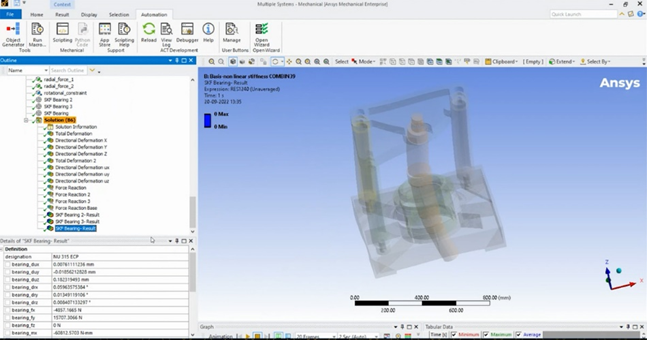 Ansys Mechanical | SKF开发自动化应用程序大幅简化轴承仿真分析的图3