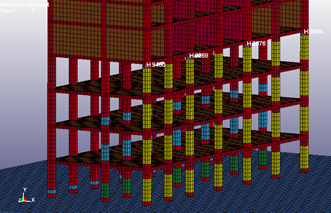 用户作品赏析 | 基于Ansys/LS-DYNA框剪结构爆破倒塌仿真分析的图26