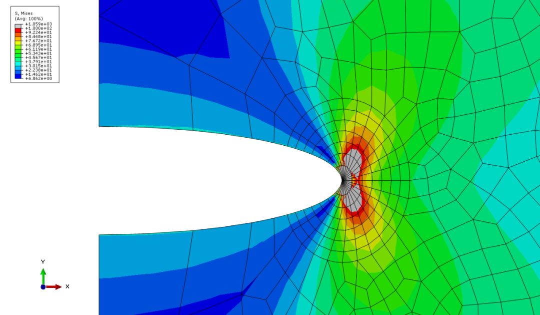 ABAQUS二维裂纹扩展模拟详解的图22