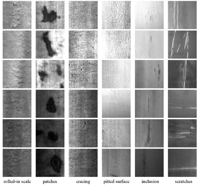 基於飛槳PaddleClas實現軋鋼帶表面缺陷分類，top1準確率可達100%